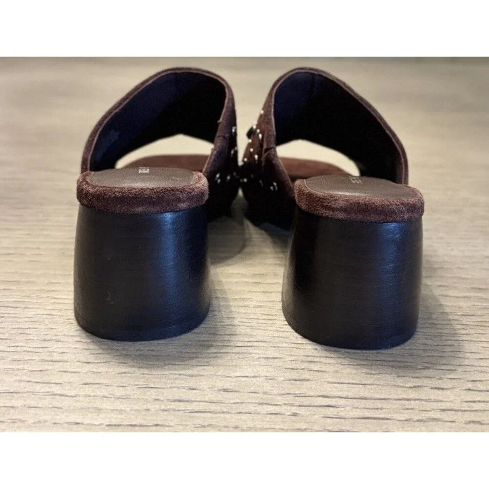 FREE PEOPLE Brown Mirage Mules. Sizes 6, 7 ,8